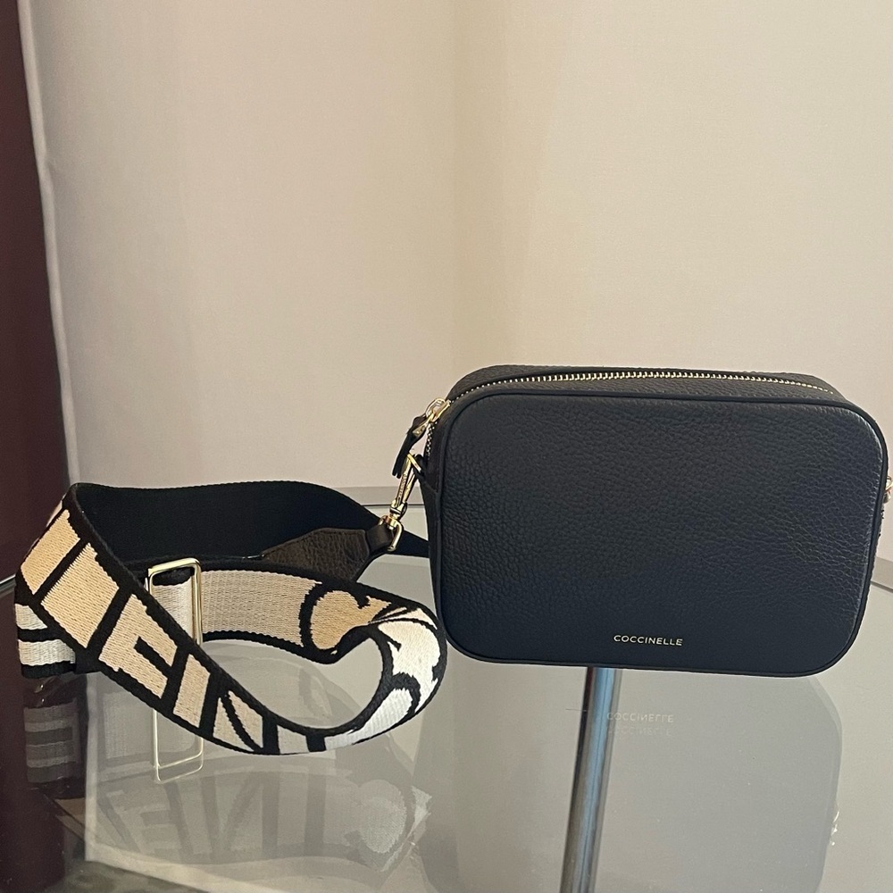 Coccinelle TEBE Black Crossbody Bag - Picture 11 of 11